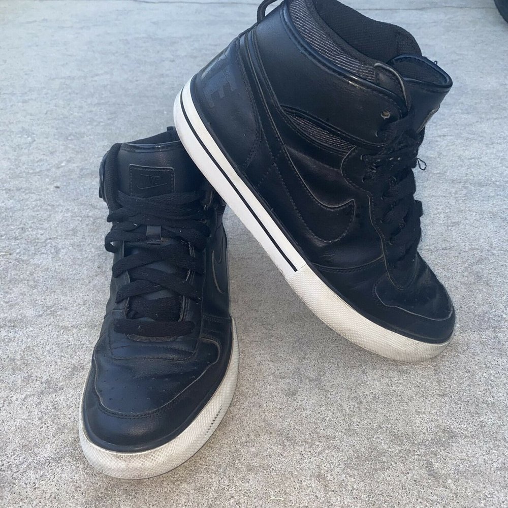 NIKE BLACK BIG HIGH AC HI TOP SHOES SIZE US 9 (477